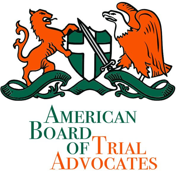 American Board of Trial Advocates accolade badge