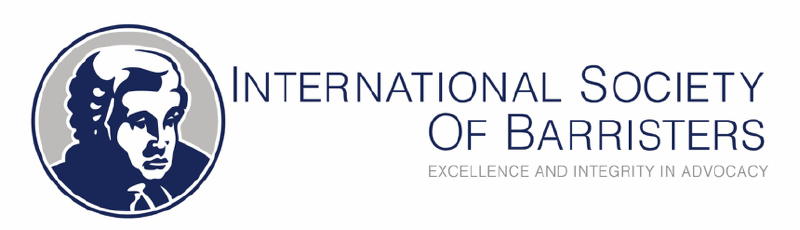 Logo for the International Society of Barristers